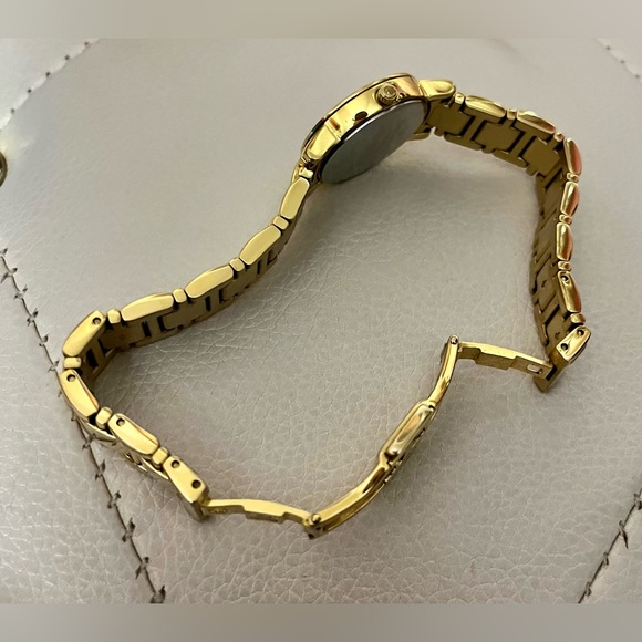 Kate Spade Gramercy Gold Tone Stainless Steel Crystal Accented Watch - Picture 12 of 16